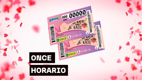 Horario y d&oacute;nde ver el Sorteo del Cup&oacute;n Extra de San Valent&iacute;n de la ONCE