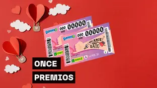 Premios del Sorteo del Cupón Extra de San Valentín de la ONCE del sábado 14 de febrero 2026 Premios del Sorteo del Cupón Extra de San Valentín de la ONCE