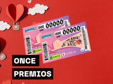 Premios del Sorteo del Cupón Extra de San Valentín de la ONCE del sábado 14 de febrero 2026 Premios del Sorteo del Cupón Extra de San Valentín de la ONCE del sábado 14 de febrero 2026