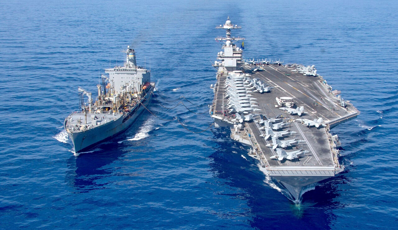 El portaviones m&aacute;s grande del mundo, el USS Gerald R. Ford, pone rumbo a Oriente Medio