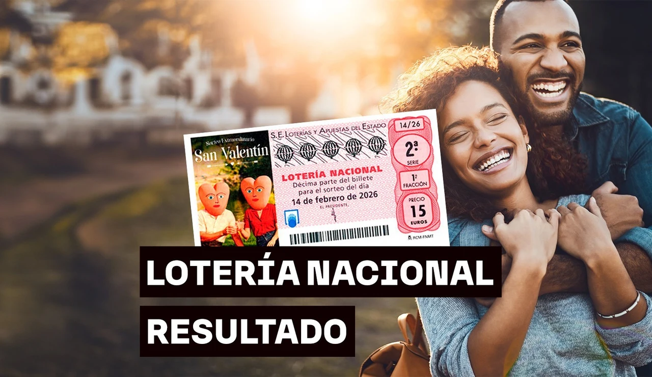Sorteo Extraordinario de San Valentín hoy sábado 14 de febrero: Comprobar décimo de la Lotería Nacional, en directo