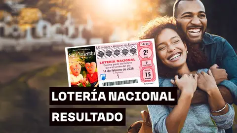 Sorteo Extraordinario de San Valentín hoy sábado 14 de febrero: Comprobar décimo de la Lotería Nacional, en directo Sorteo Extraordinario de San Valentín hoy sábado 14 de febrero: Comprobar décimo de la Lotería Nacional, en directo
