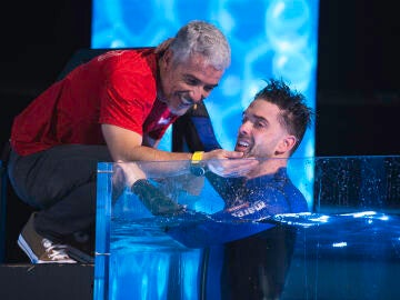 La lucha de Jos&eacute; Y&eacute;lamo para llegar a los 3:17 minutos en la apnea de El Desaf&iacute;o 