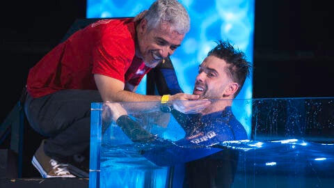 La lucha de Jos&eacute; Y&eacute;lamo para llegar a los 3:17 minutos en la apnea de El Desaf&iacute;o 