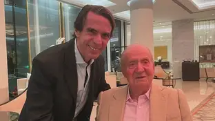 Imagen de José María Aznar y el rey Juan Carlos Imagen de José María Aznar y el rey Juan Carlos