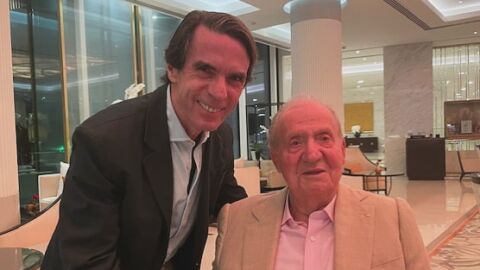 Imagen de Jos&eacute; Mar&iacute;a Aznar y el rey Juan Carlos 