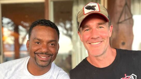 Alfonso Ribeiro y James Van Der Beek