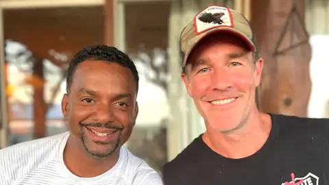 Alfonso Ribeiro y James Van Der Beek Alfonso Ribeiro y James Van Der Beek