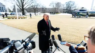 Imagen del presidente de Estados Unidos, Donald Trump. Imagen del presidente de Estados Unidos, Donald Trump.