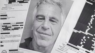 Imagen de los archivos de Jeffrey Epstein liberados por autoridades en Estados Unidos