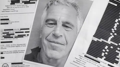 Imagen de los archivos de Jeffrey Epstein liberados por autoridades en Estados Unidos Imagen de los archivos de Jeffrey Epstein liberados por autoridades en Estados Unidos
