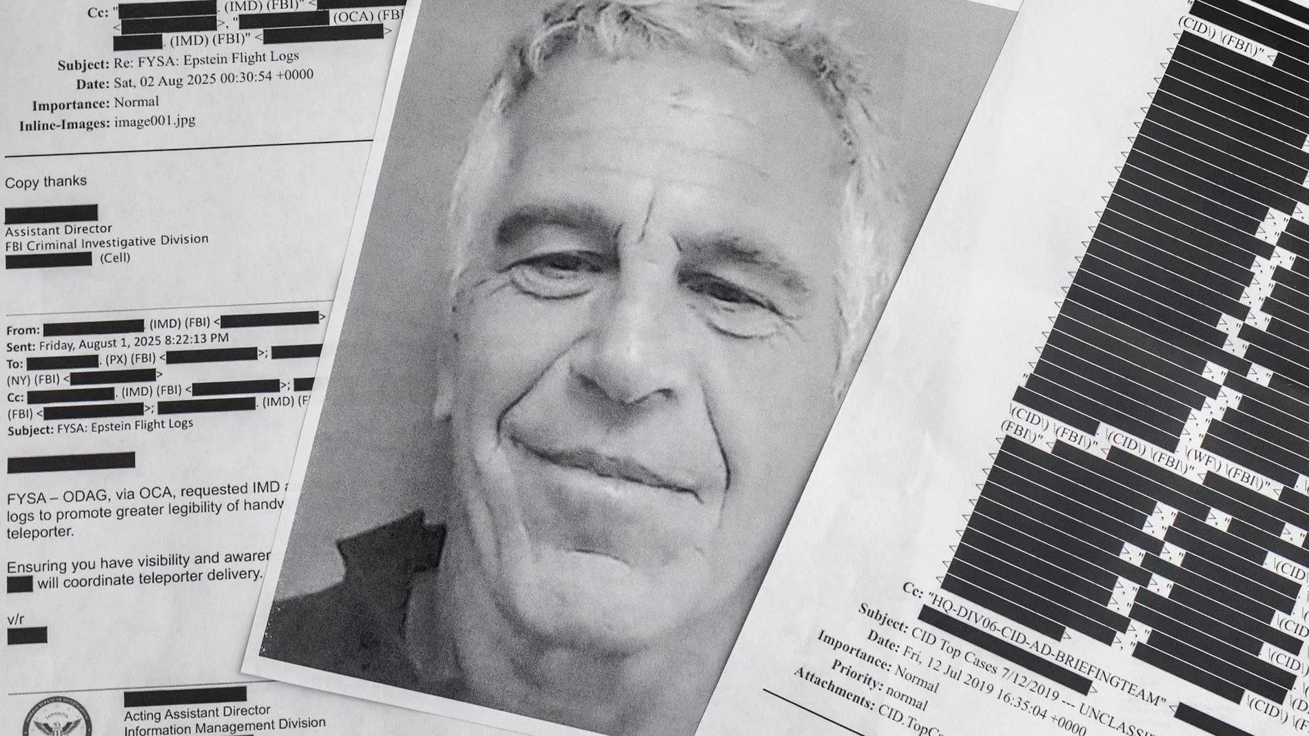 Imagen de los archivos de Jeffrey Epstein liberados por autoridades en Estados Unidos Imagen de los archivos de Jeffrey Epstein liberados por autoridades en Estados Unidos