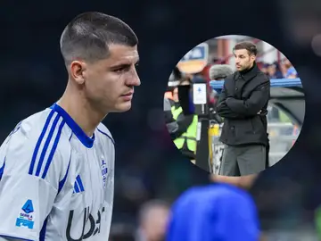 Morata y Cesc Fábregas Morata y Cesc Fábregas