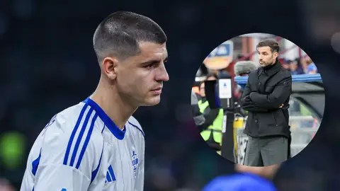 Morata y Cesc Fábregas Morata y Cesc Fábregas