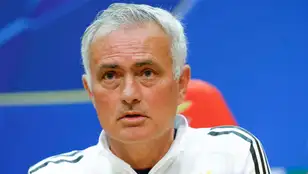 José Mourinho en rueda de prensa