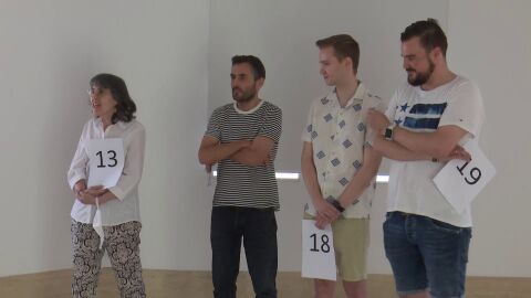 Exclusiva: las im&aacute;genes del casting de Manu para convertirse en concursante de Pasapalabra