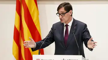 Salvador Illa regresa al trabajo tras un mes de baja Salvador Illa regresa al trabajo tras un mes de baja