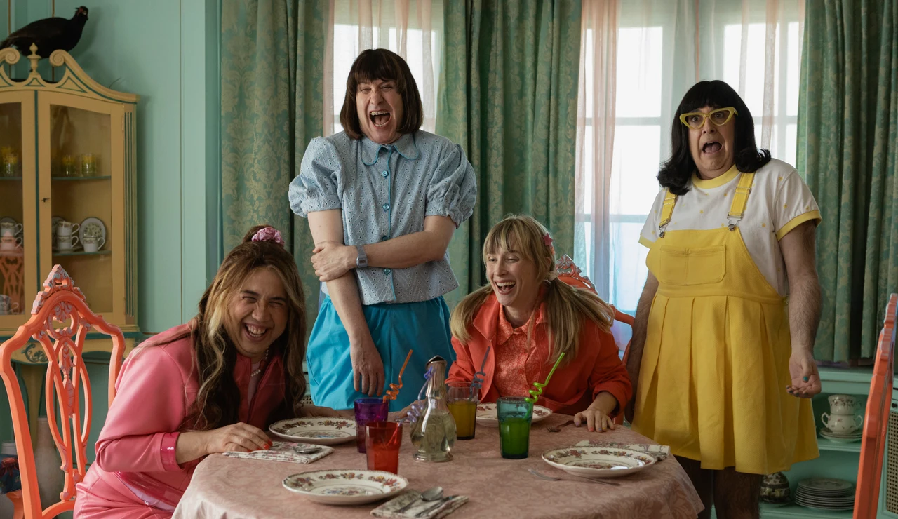 Aníbal Gómez, Joaquín Reyes, Ingrid García Jonsson y Carlos Areces