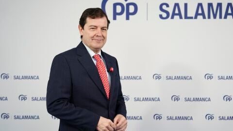 Entrevista de Europa Press en la sede del Partido Popular de Salamanca al presidente de la Junta de Castilla y Le&oacute;n Alfonso Fern&aacute;ndez Ma&ntilde;ueco LAYA/EUROPA PRESS 12/02/2026