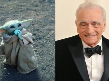 Grogu y Martin Scorsese Grogu y Martin Scorsese