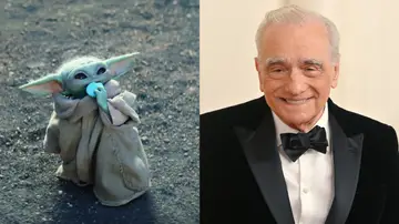 Grogu y Martin Scorsese Grogu y Martin Scorsese