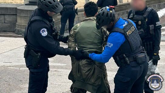 Detenido en el Capitolio
