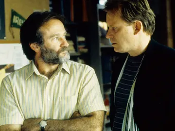 Robin Williams y Stellan Skarsgård en El Indomable Will Hunting Robin Williams y Stellan Skarsgård en El Indomable Will Hunting