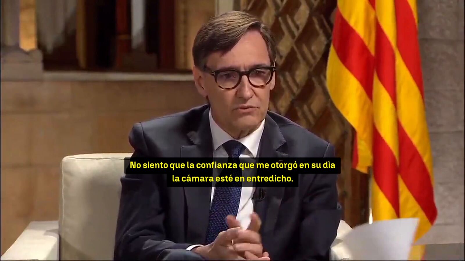 Salvador Illa rechaza una crisis de Govern y asegura que no va a someterse a una cuestión de confianza como pide Junts