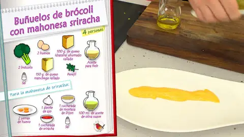 Ingredientes Buñuelos de brócoli Ingredientes Buñuelos de brócoli