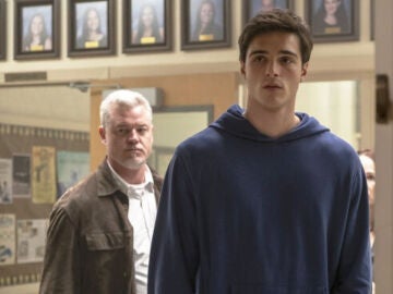 Eric Dane y Jacob Elordi en Euphoria