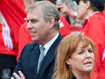 El pr&iacute;ncipe Andr&eacute;s y Sarah Ferguson