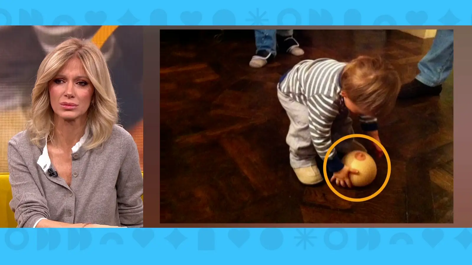 La polémica foto del príncipe Andrés recostado con un niño en un sofá: