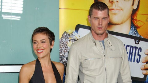 Alyssa Milano y Eric Dane en 2003