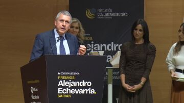 Santiago Gonz&aacute;lez tras recoger el premio Alejandro Echevarria