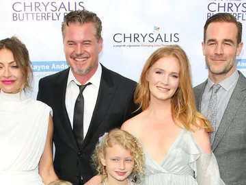Rebecca Gayheart, Eric Dane, Kimberly Van Der Beek y James Van Der Beek en 2017 Rebecca Gayheart, Eric Dane, Kimberly Van Der Beek y James Van Der Beek en 2017
