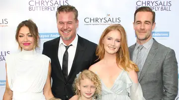 Rebecca Gayheart, Eric Dane, Kimberly Van Der Beek y James Van Der Beek en 2017 Rebecca Gayheart, Eric Dane, Kimberly Van Der Beek y James Van Der Beek en 2017