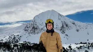 La foto de Rafa Nadal en Baqueira Beret La foto de Rafa Nadal en Baqueira Beret