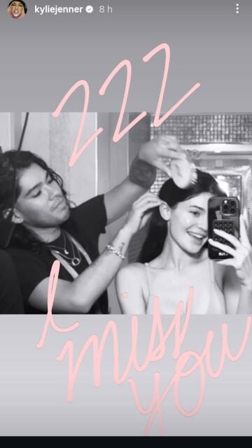 Historia de instagram de Kylie Jenner 
