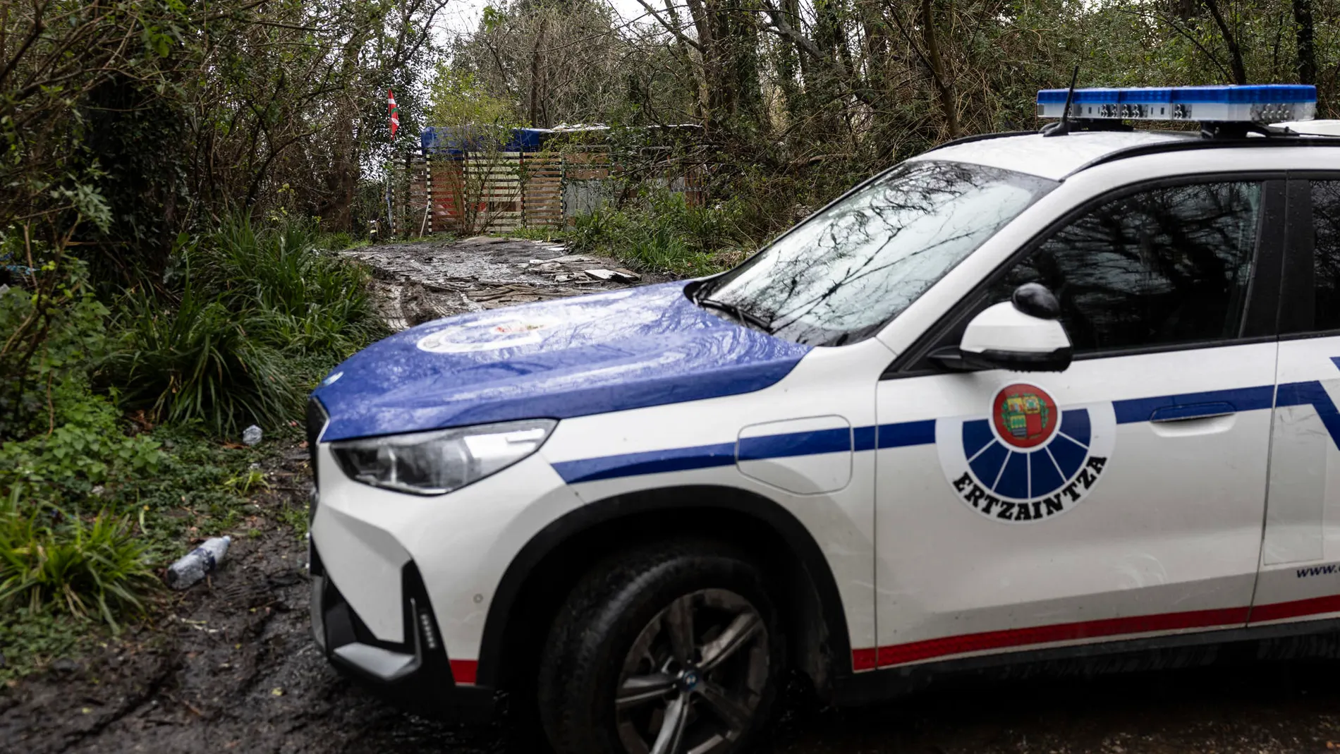 Imagen de archivo de un coche de la Ertzaintza. Imagen de archivo de un coche de la Ertzaintza.