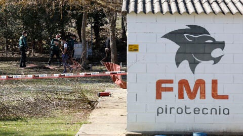 Empresa pirot&eacute;cnica en Berg&uuml;enda, en la localidad alavesa de Lantar&oacute;n