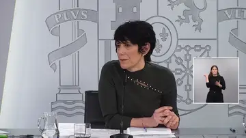 Elma Saiz en el Congreso de Ministros Elma Saiz en el Congreso de Ministros