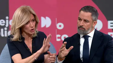 Abascal en Espejo Público. Abascal en Espejo Público.