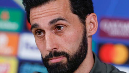 &Aacute;lvaro Arbeloa en rueda de prensa
