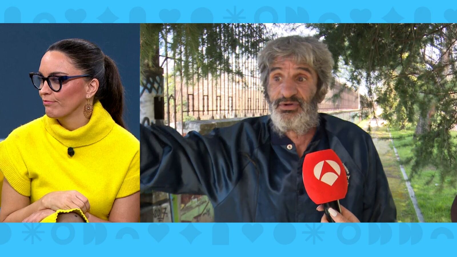 Carlos, un 'sintecho' en el parque del Oeste: 