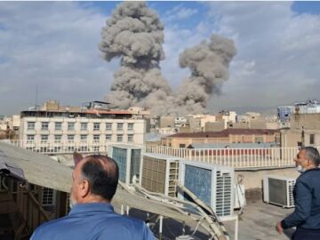 Bombardeo en Teher&aacute;n