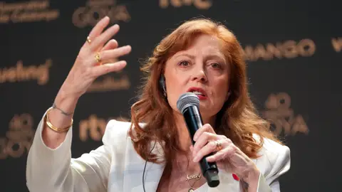 Susan Sarandon en la conferencia de prensa previa a los Goya 2026 Susan Sarandon en la conferencia de prensa previa a los Goya 2026