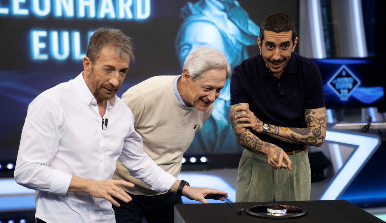 Marron deja boquiabierto a Josema Yuste con su disco de Euler: "Es muy bonito"