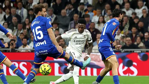 Vinícius, en acción ante el Getafe Vinícius, en acción ante el Getafe