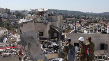 Imagen de los destrozos que ha provocado un misil iran&iacute; en Israel