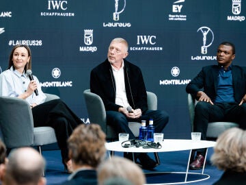 Boris Becker, en la presentaci&oacute;n de los nominados a los Premios Laureus del Deporte en Madrid